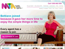 Tablet Screenshot of join.mtatravel.com.au